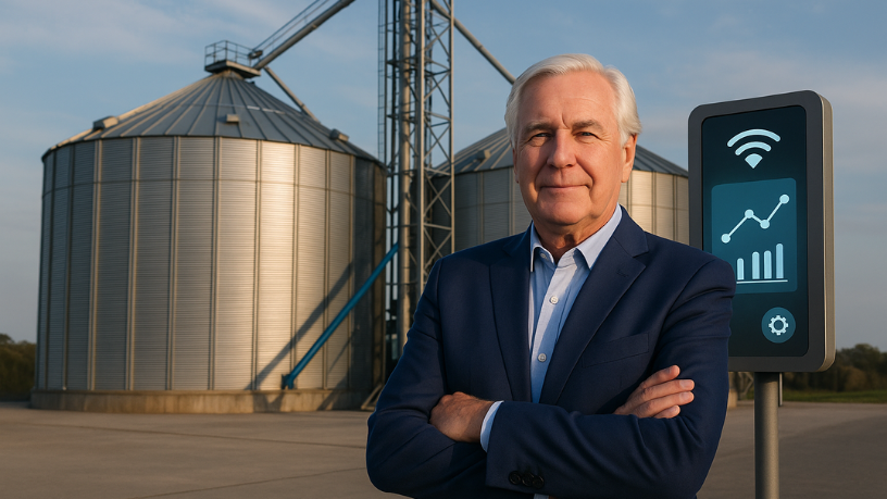 Aldo Vendramin analisa como sensores e automação revolucionam o armazenamento e reduzem perdas na produção agrícola.